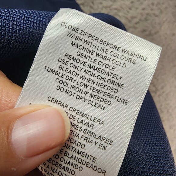 Mondetta Jacket Mens Large Navy Blue Full-Zip Polyester Hoodie *NWT* - Picture 6 of 11